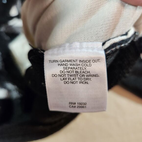 Alfred Dunner Women's S Embellish Black White Two-fer 3/4 Sleeve Sweater - Picture 15 of 15